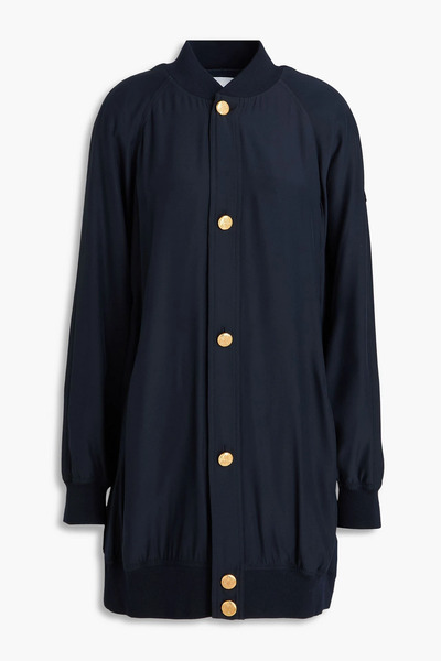  Frame - Silk-satin Bomber Jacket - Blue - M 