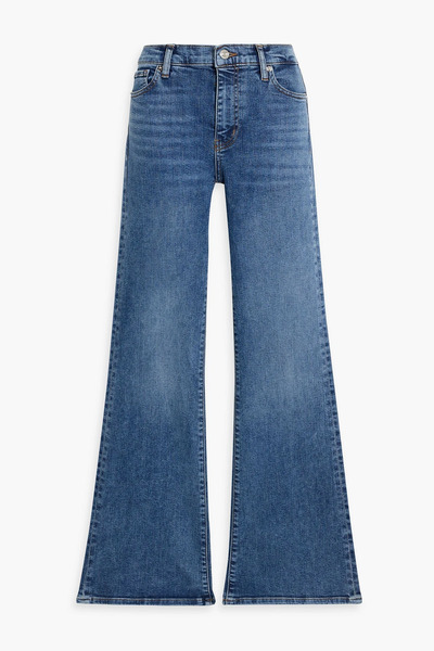  Frame - The Icon Mid-rise Flared Jeans - Blue - 24 