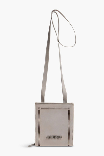  Jacquemus - Le Gadjo Leather Wallet - Gray - Onesize 