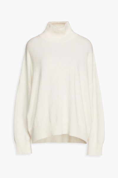 Loulou De Saison - Murano Oversized Cashmere Turtleneck Sweater - White - Xl 