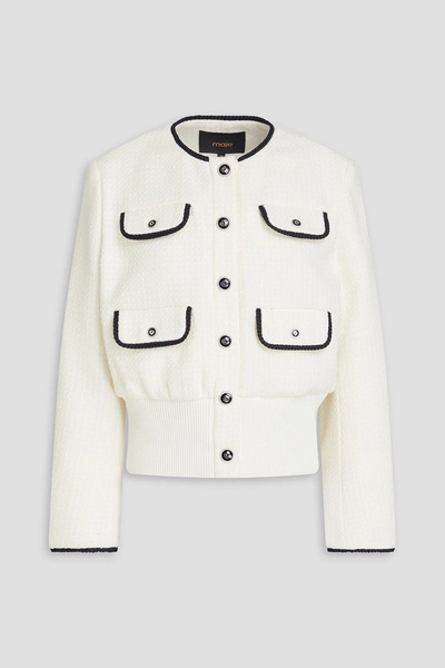  Maje - Tweed Jacket - White - Fr 42 