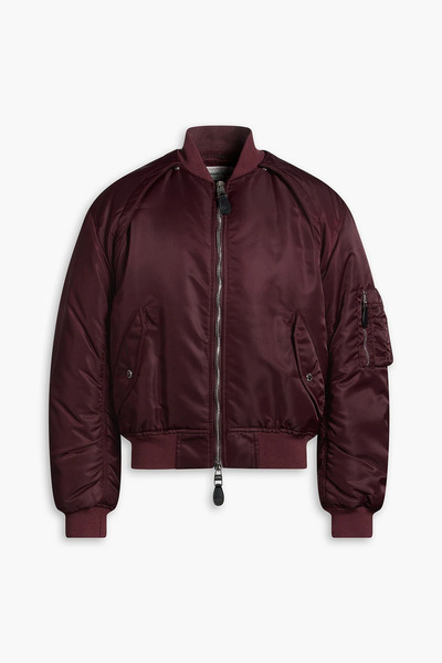  Mcqueen - Shell Bomber Jacket - Burgundy - It 50 