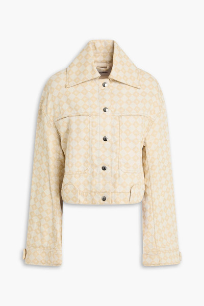  Nanushka - Printed Denim Jacket - Neutral - S 