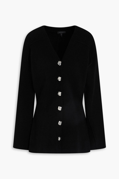  Rag & Bone - Bridget Wool-blend Cardigan - Black - Xxs 