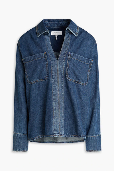  Rag & Bone - Channing Denim Shirt - Blue - Xs 