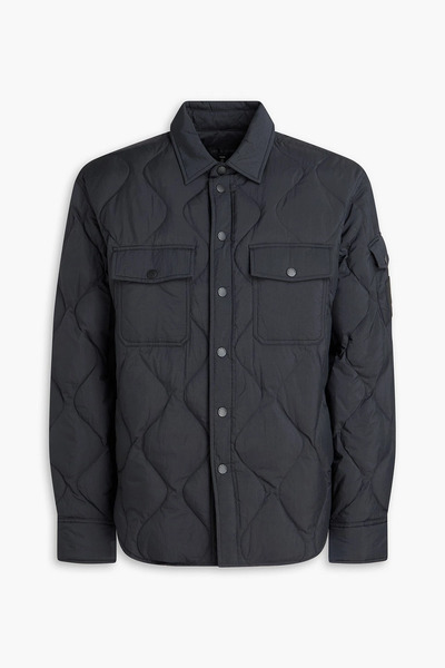  Rag & Bone - Dane Quilted Shell Overshirt - Black - S 