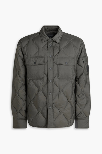 Rag & Bone - Dane Quilted Shell Overshirt - Green - S 