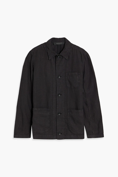  Rag & Bone - Evan Linen Jacket - Black - Us 40 