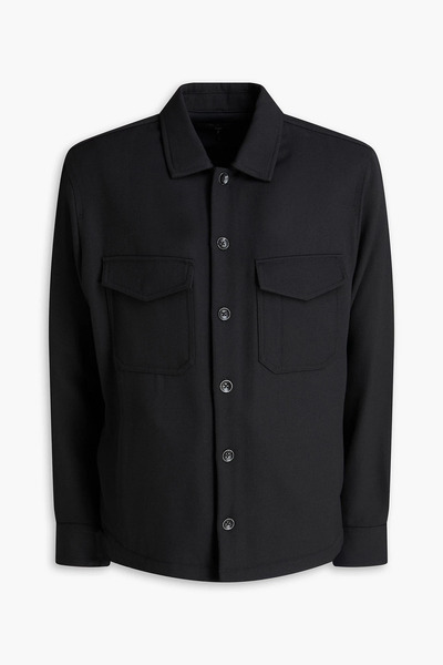  Rag & Bone - Hyde Wool-blend Twill Overshirt - Black - S 