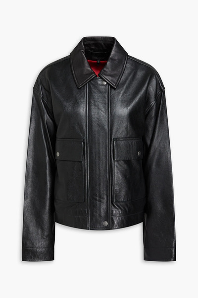  Rag & Bone - Nonie Leather Jacket - Black - Xxs 