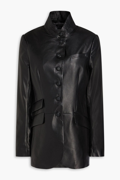  Rag & Bone - Slade Leather Blazer - Black - Us 0 