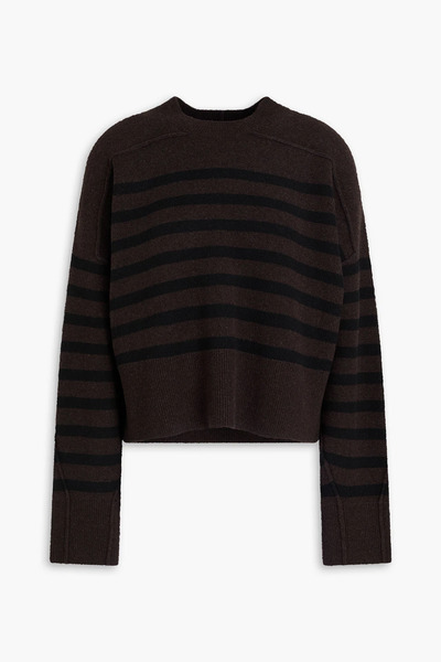  Rag & Bone - Striped Wool-blend Sweater - Brown - S 
