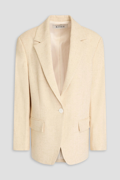  Róhe - Tweed Blazer - White - De 38 