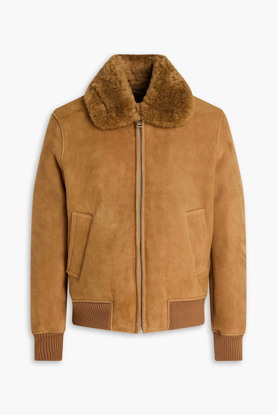  Sandro - Shearling Jacket - Brown - Xs 