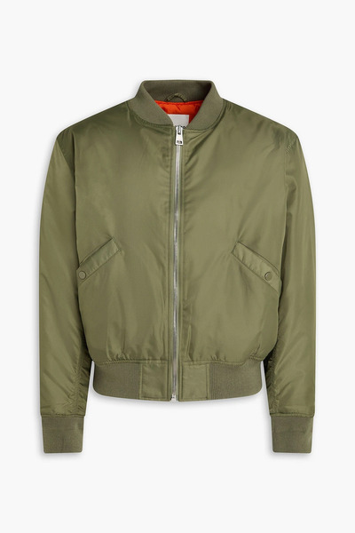  Sandro - Shell Bomber Jacket - Green - Xl 