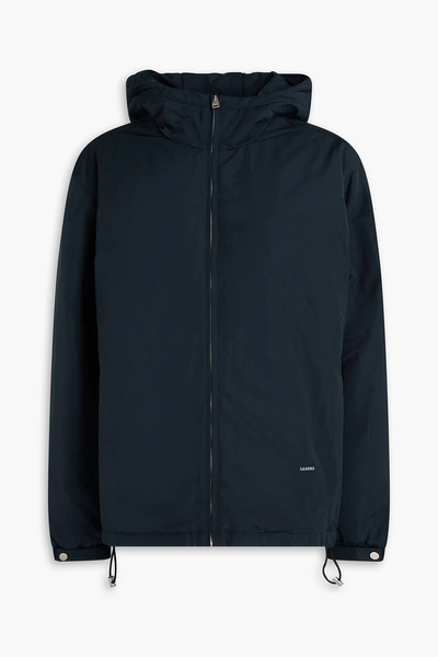  Sandro - Shell Hooded Jacket - Blue - Xs 