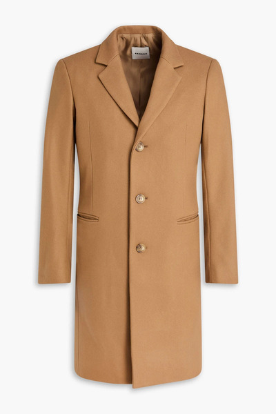  Sandro - Wool-blend Felt Coat - Brown - S 