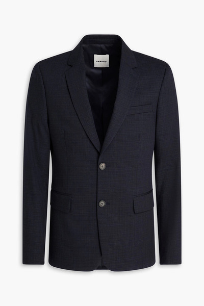  Sandro - Wool-jacquard Blazer - Blue - It 46 