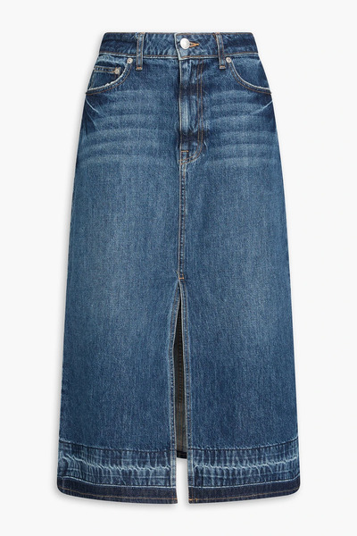  Simkhai - Denim Midi Skirt - Blue - S 