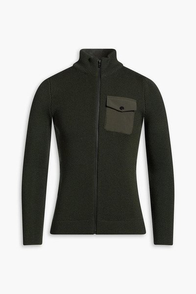  Slowear - Ribbed Wool-blend Cardigan - Green - It 48 