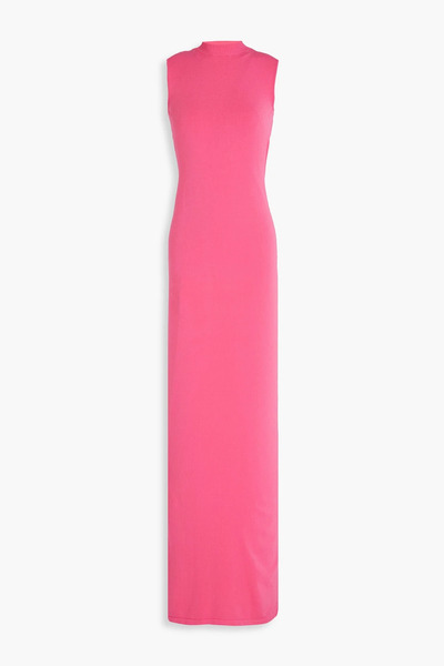  Sportmax - Calcio Embellished Knitted Maxi Dress - Pink - M 