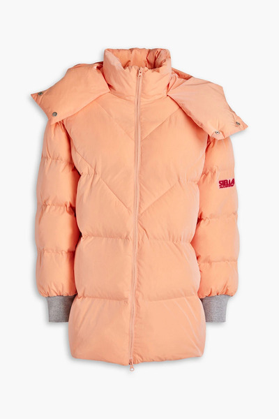  Stella Mccartney - Quilted Shell Hooded Jacket - Orange - It 40 