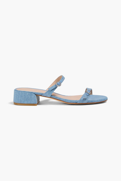  Stuart Weitzman - Ginger Denim Mules - Blue - Us 7 