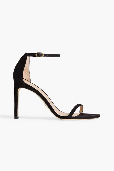  Stuart Weitzman - Suede Sandals - Black - Us 7.5 