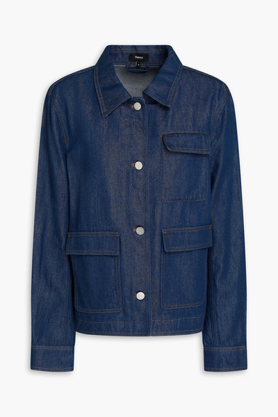  Theory - Denim Jacket - Blue - Xl 