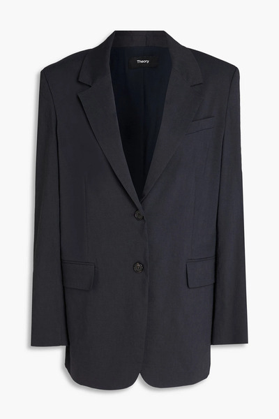  Theory - Linen-blend Blazer - Gray - Us 2 