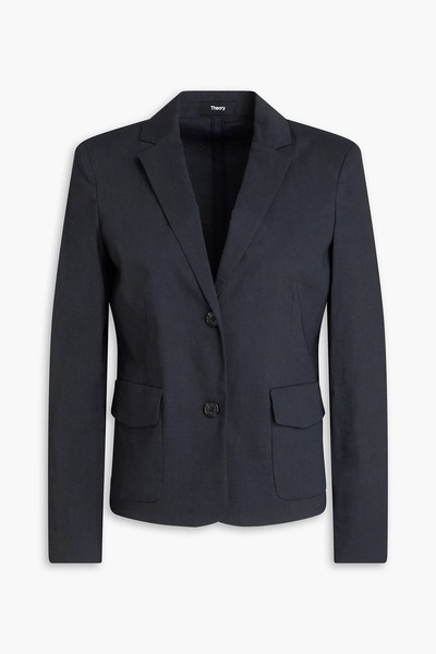  Theory - Linen-blend Blazer - Gray - Us 4 