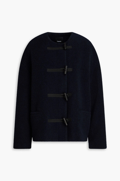  Theory - Wool-blend Fleece Jacket - Blue - M 