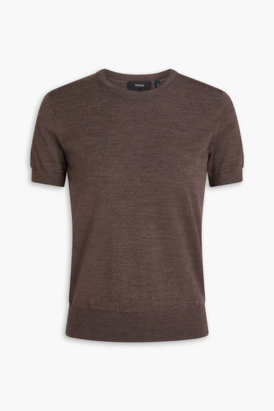  Theory - Wool Top - Brown - Xl 
