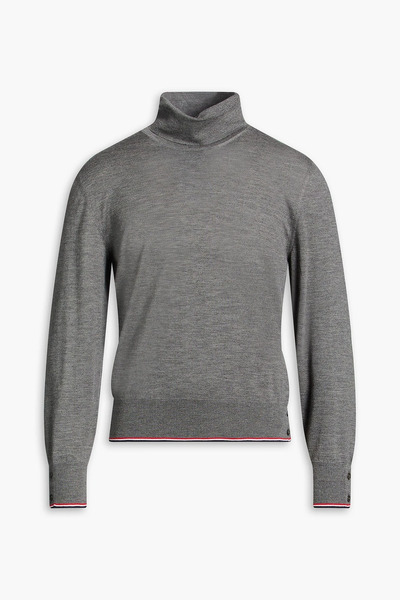  Thom Browne - Cashmere Turtleneck Sweater - Gray - 3 