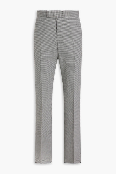  Thom Browne - Houndstooth Wool-tweed Pants - Black - 0 