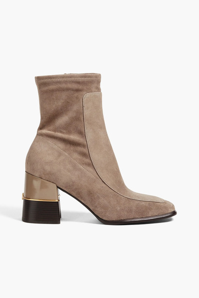  Tory Burch - Suede Ankle Boots - Neutral - Us 6 