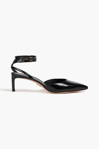  Veronica Beard - Collette Glossed-leather Pumps - Black - Us 8 