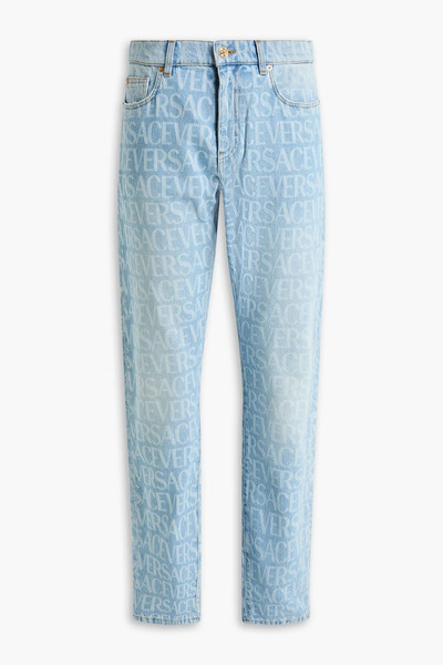  Versace - Logo-print Denim Jeans - Blue - 30 