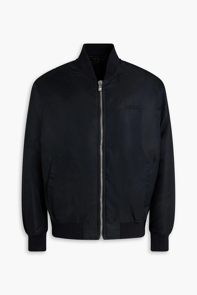  Versace - Printed Shell Bomber Jacket - Blue - It 48 