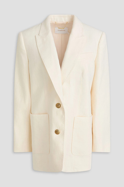  Zimmermann - Linen Blazer - White - 3 