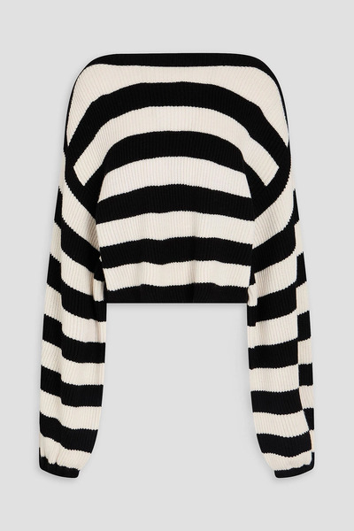 Zimmermann - Striped Ribbed Wool Sweater - White - M 
